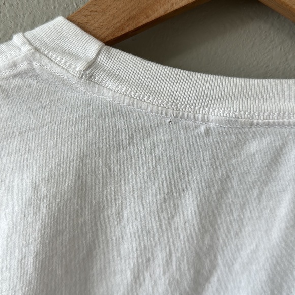 Mom Mode Everyday White/Leopard White Crewneck Short Sleeve Tee Large - Picture 9 of 10